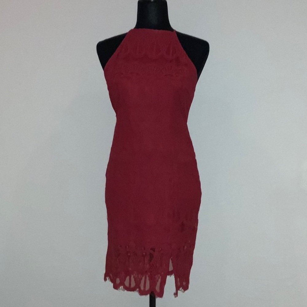 Forever 21 Red Lace Dress